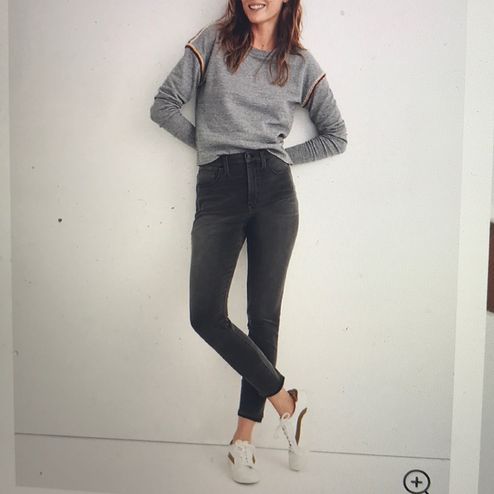 Madewell Roadtripper Jeggings Corbett Wash Grey